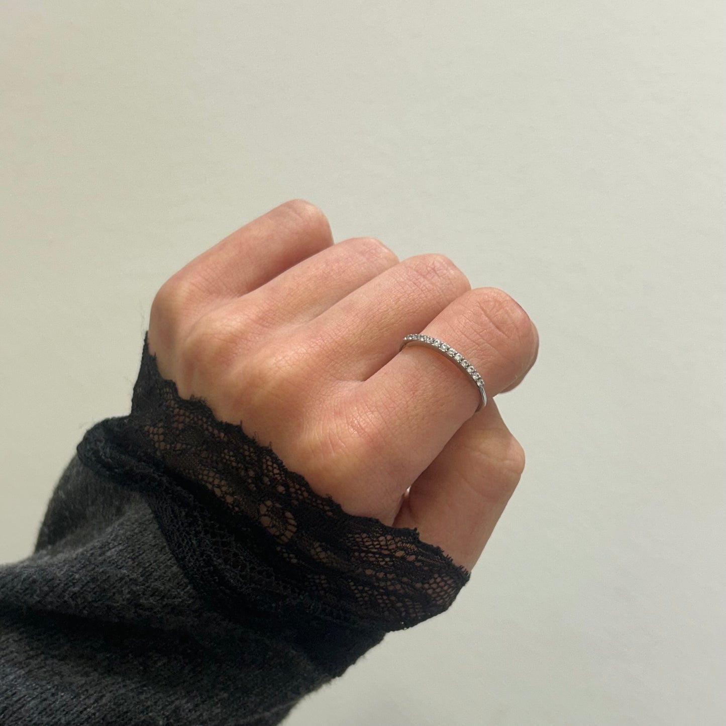 Anillo Linea Brillos