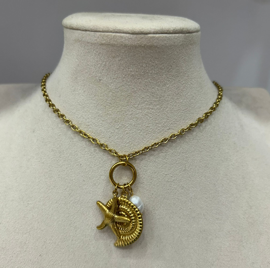 Collar Perla y Figura