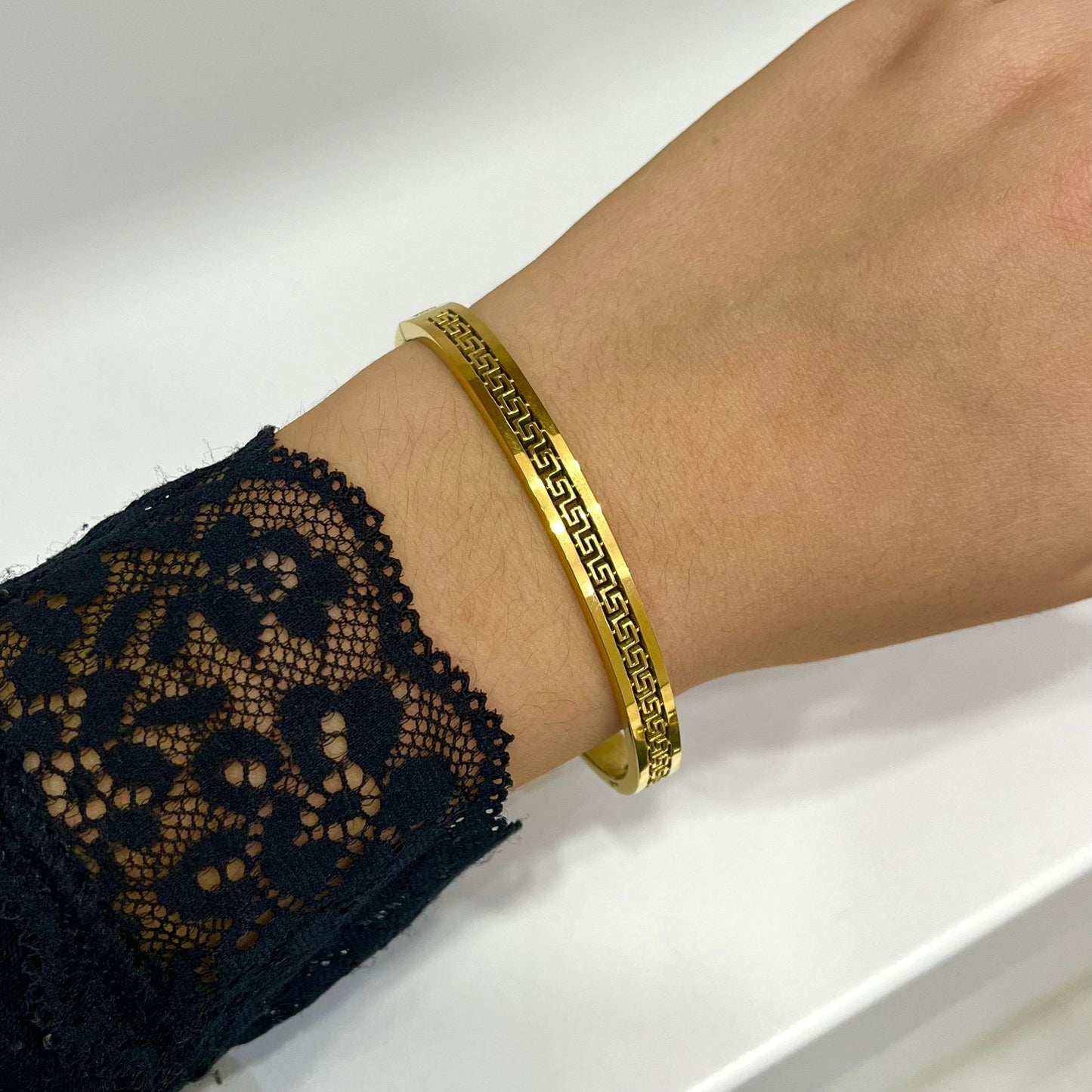 Pulsera Rígida Laberinto