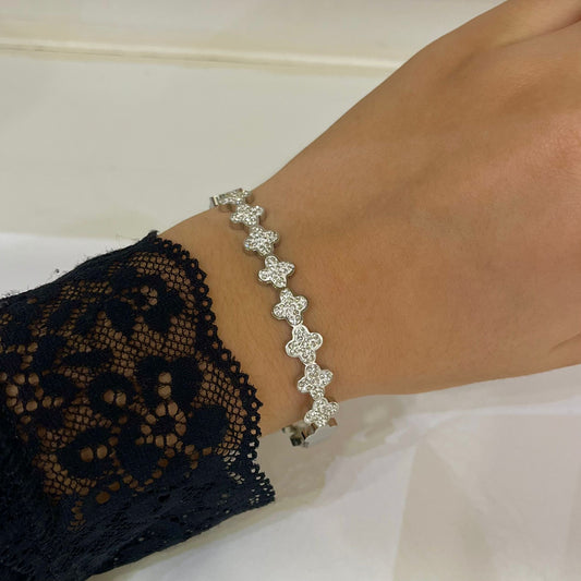 Pulsera Rígida Trébol