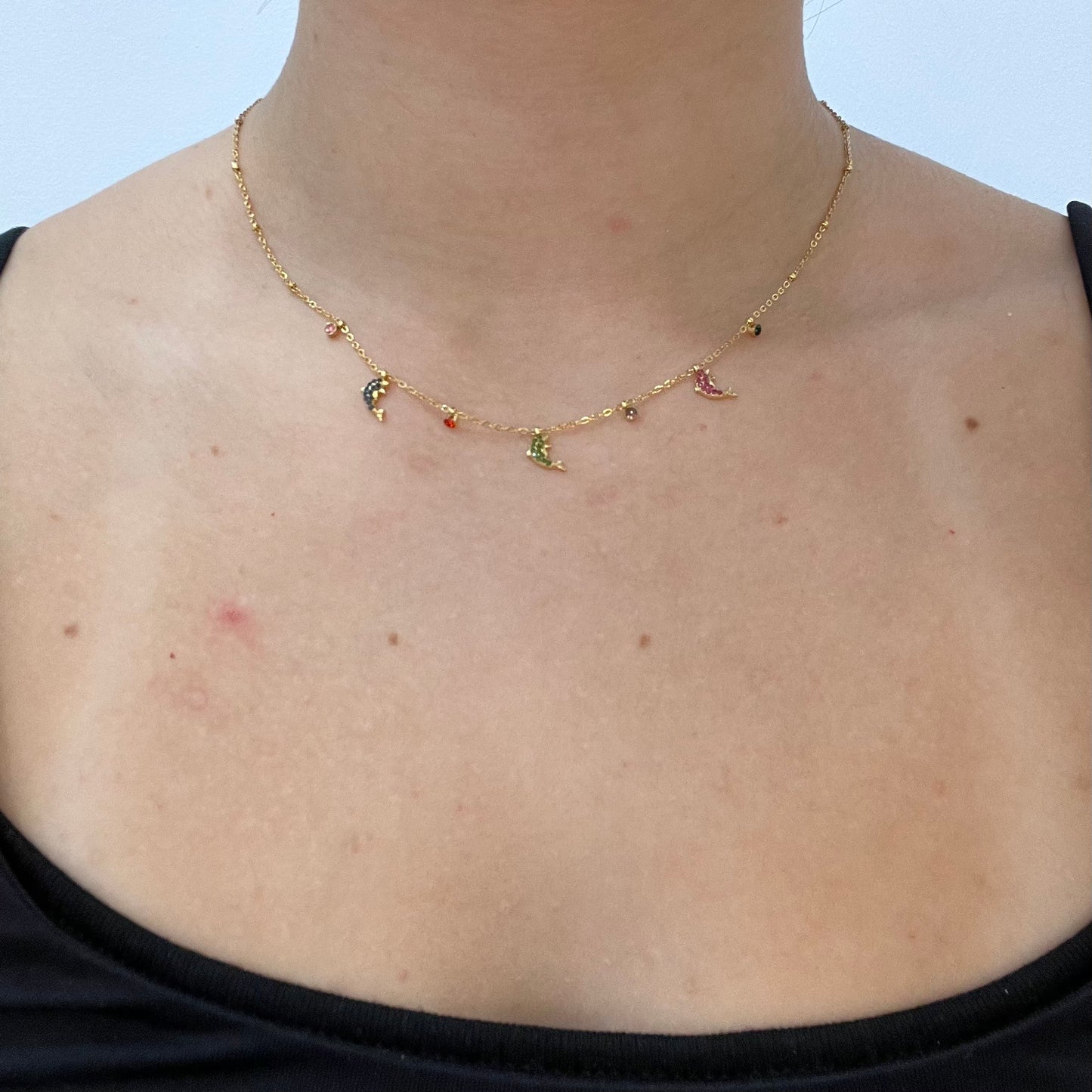 Collar Figuras Brillos