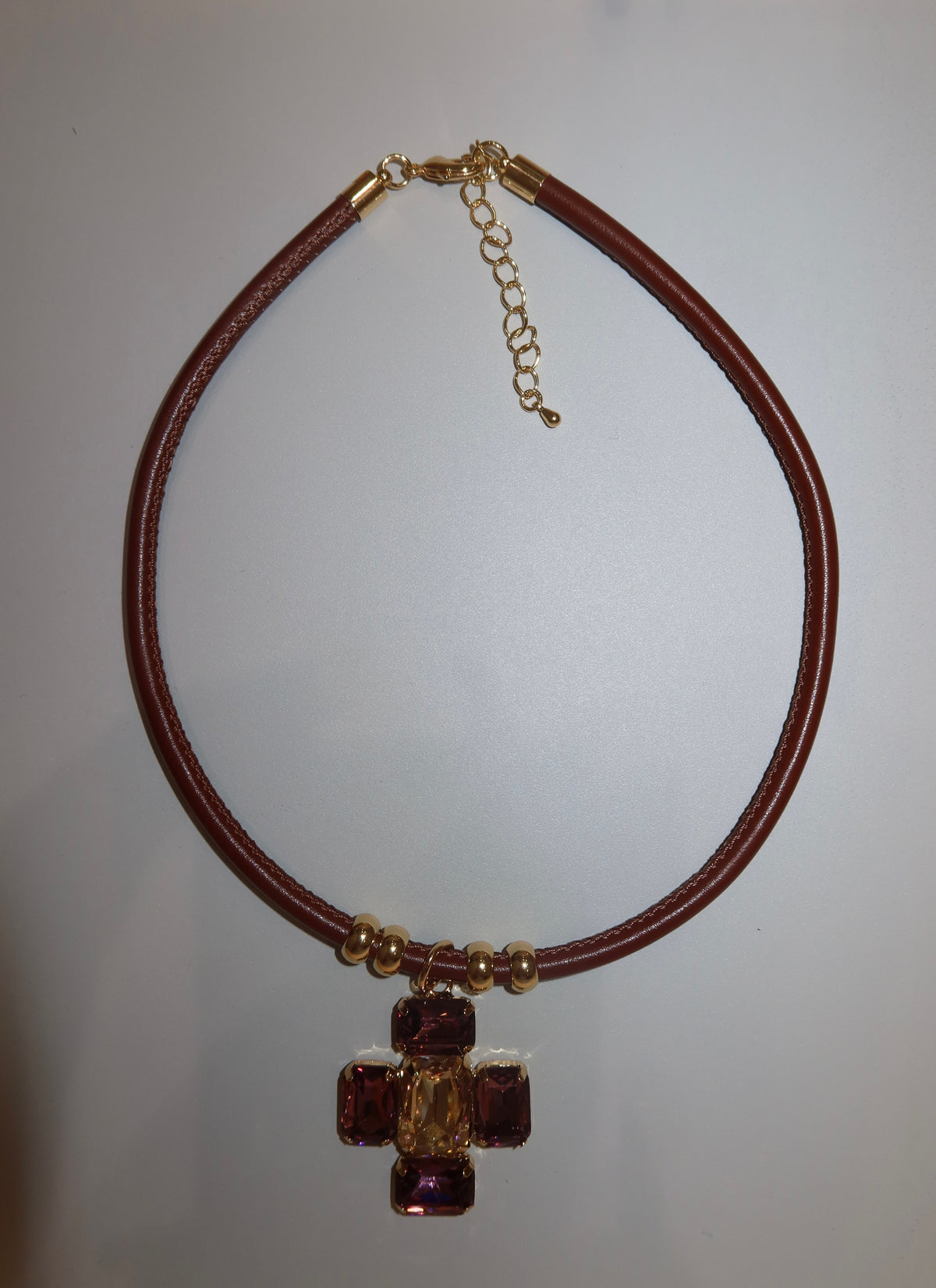Collar Trébol Cristal