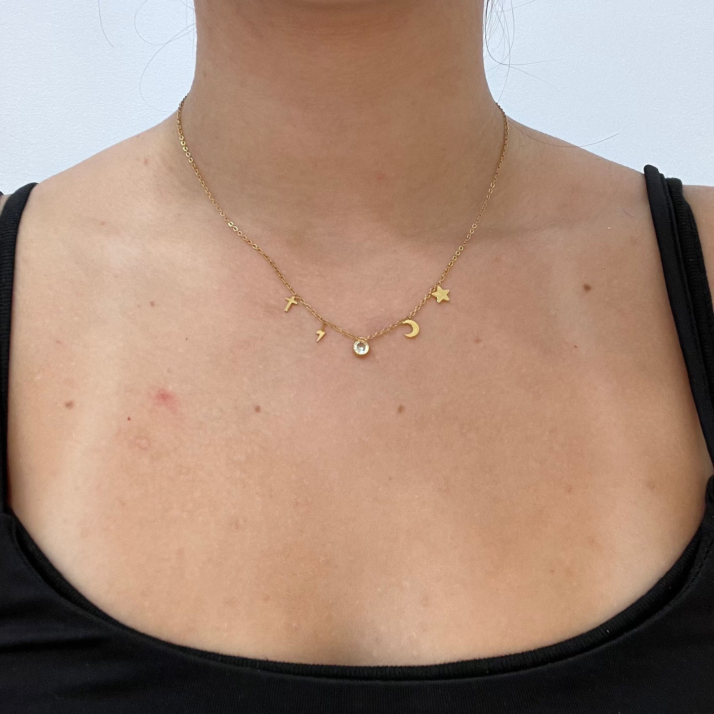 Collar Figuras Brillos