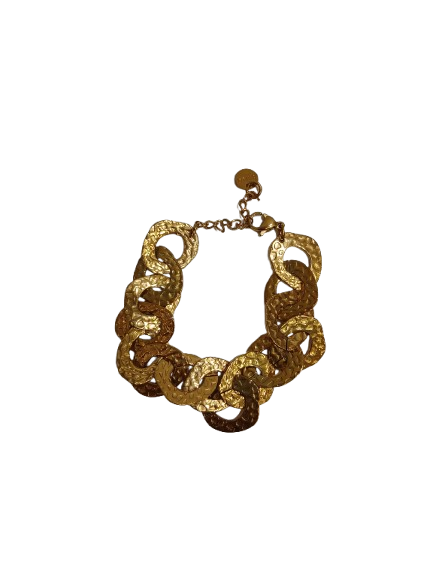 Pulsera besos de oro