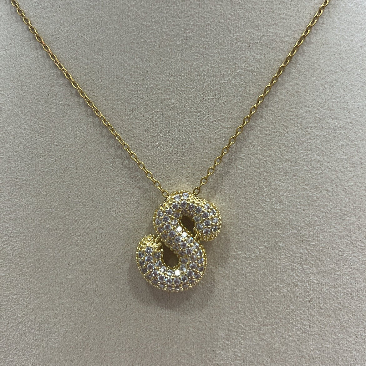 Collar Inicial Brillo