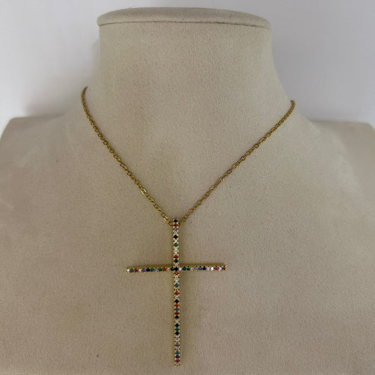 Collar Cruz Punto