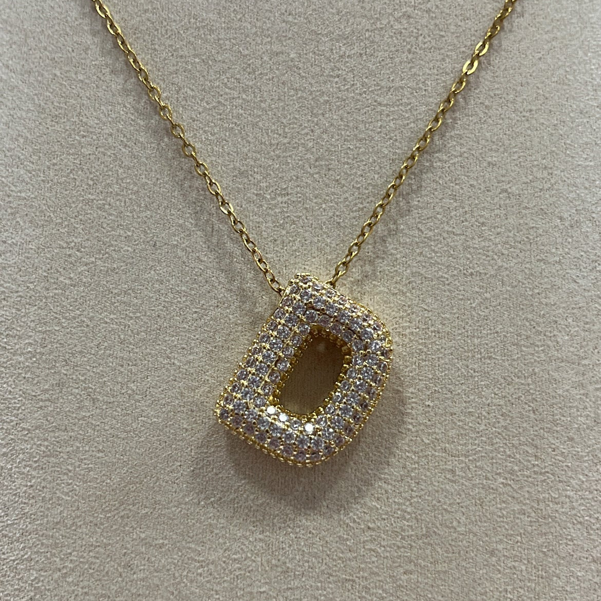Collar Inicial Brillo