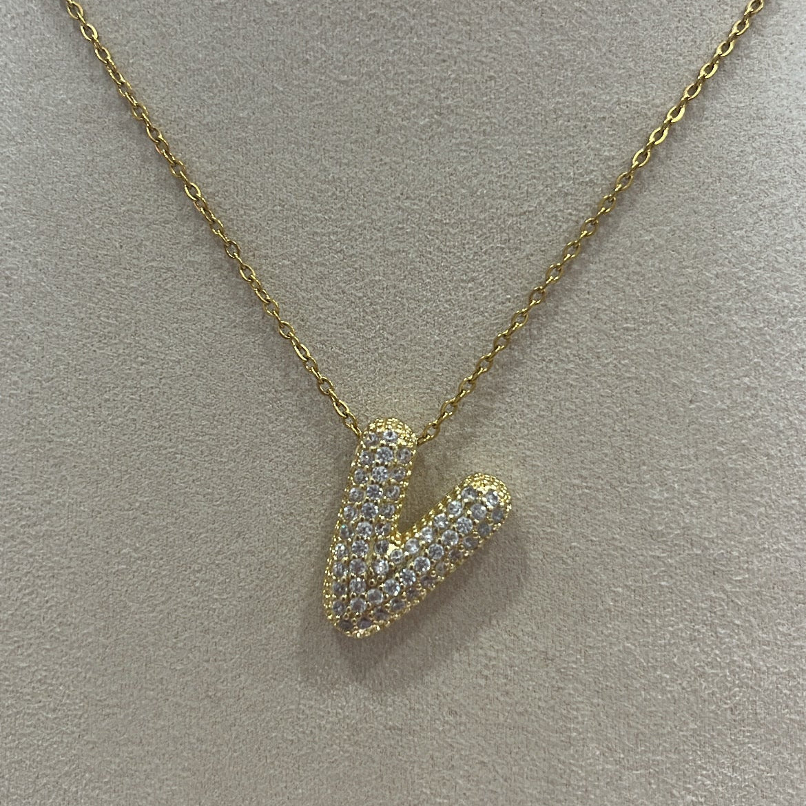 Collar Inicial Brillo