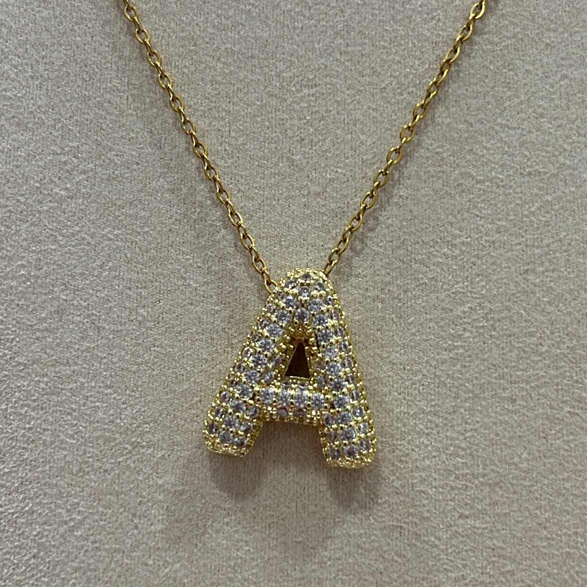 Collar Inicial Brillo