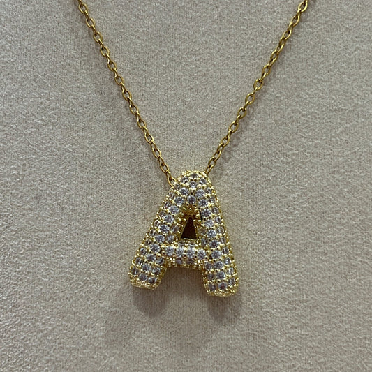 Collar Inicial Brillo