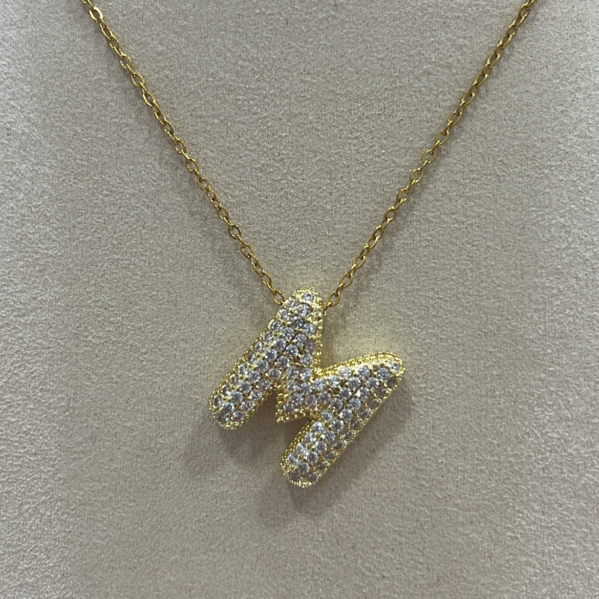 Collar Inicial Brillo