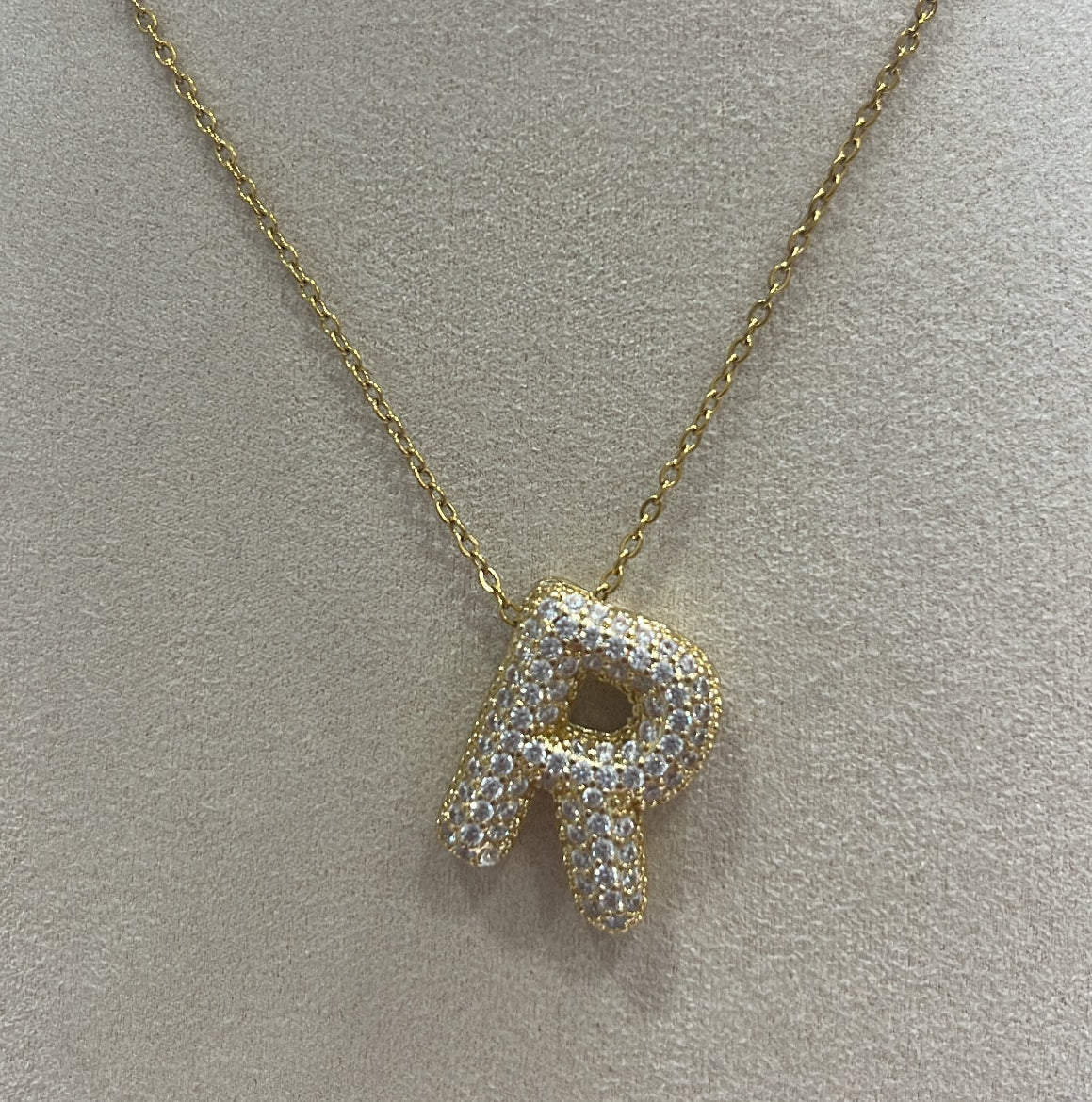 Collar Inicial Brillo