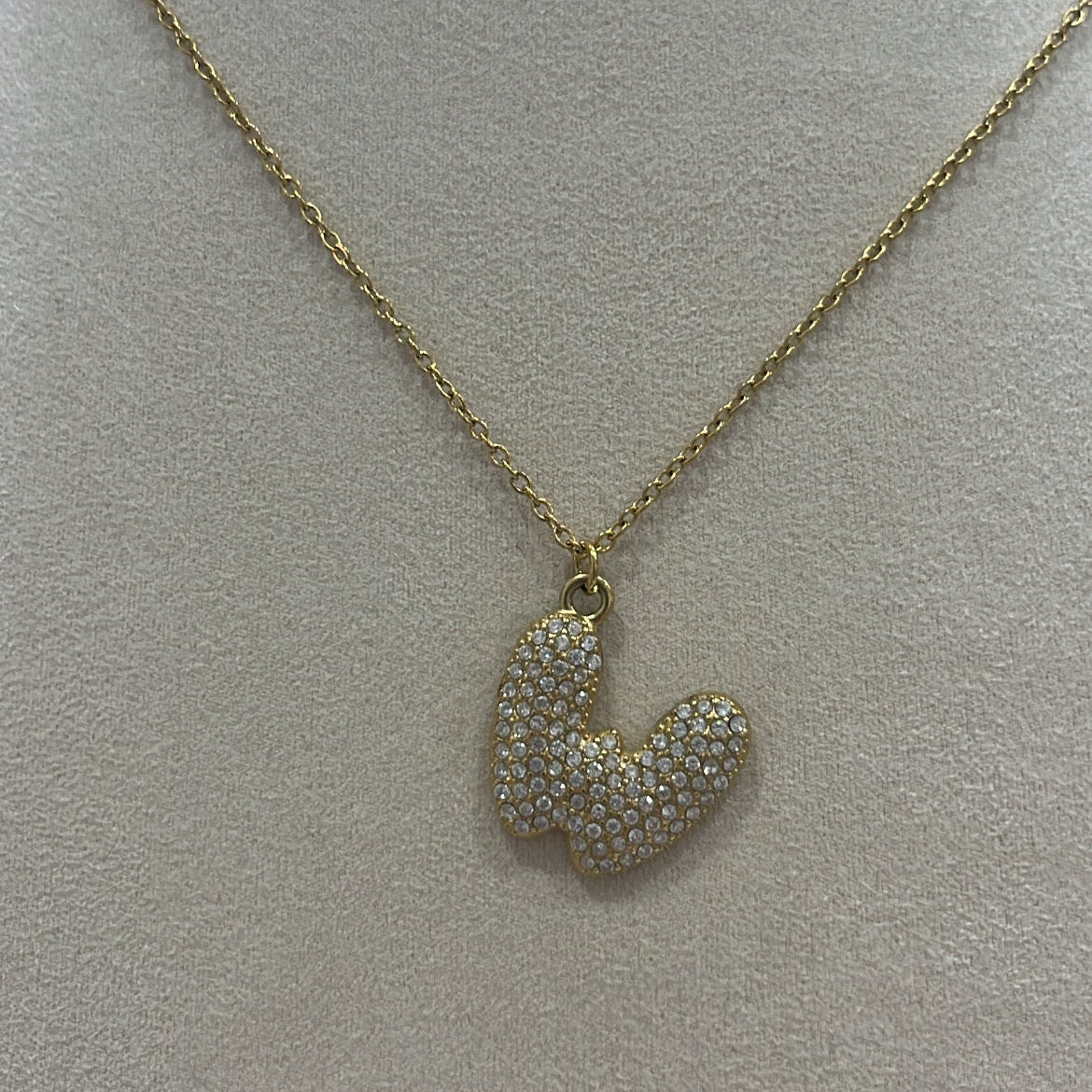 Collar Inicial Brillo