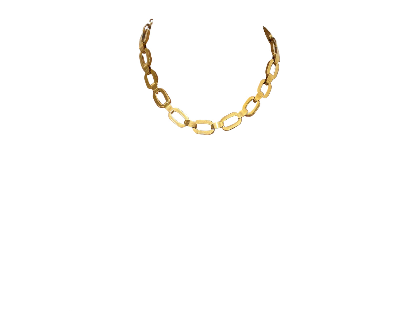 Collar cadena geométrica