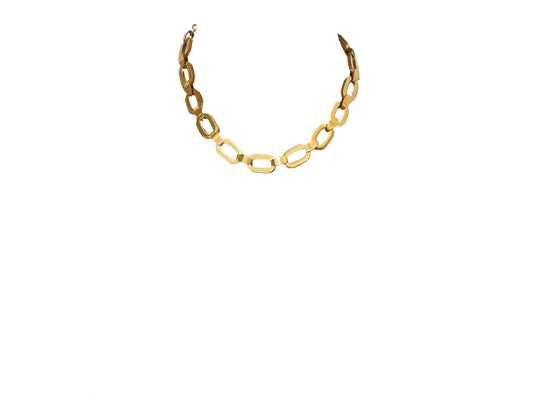 Collar cadena geométrica