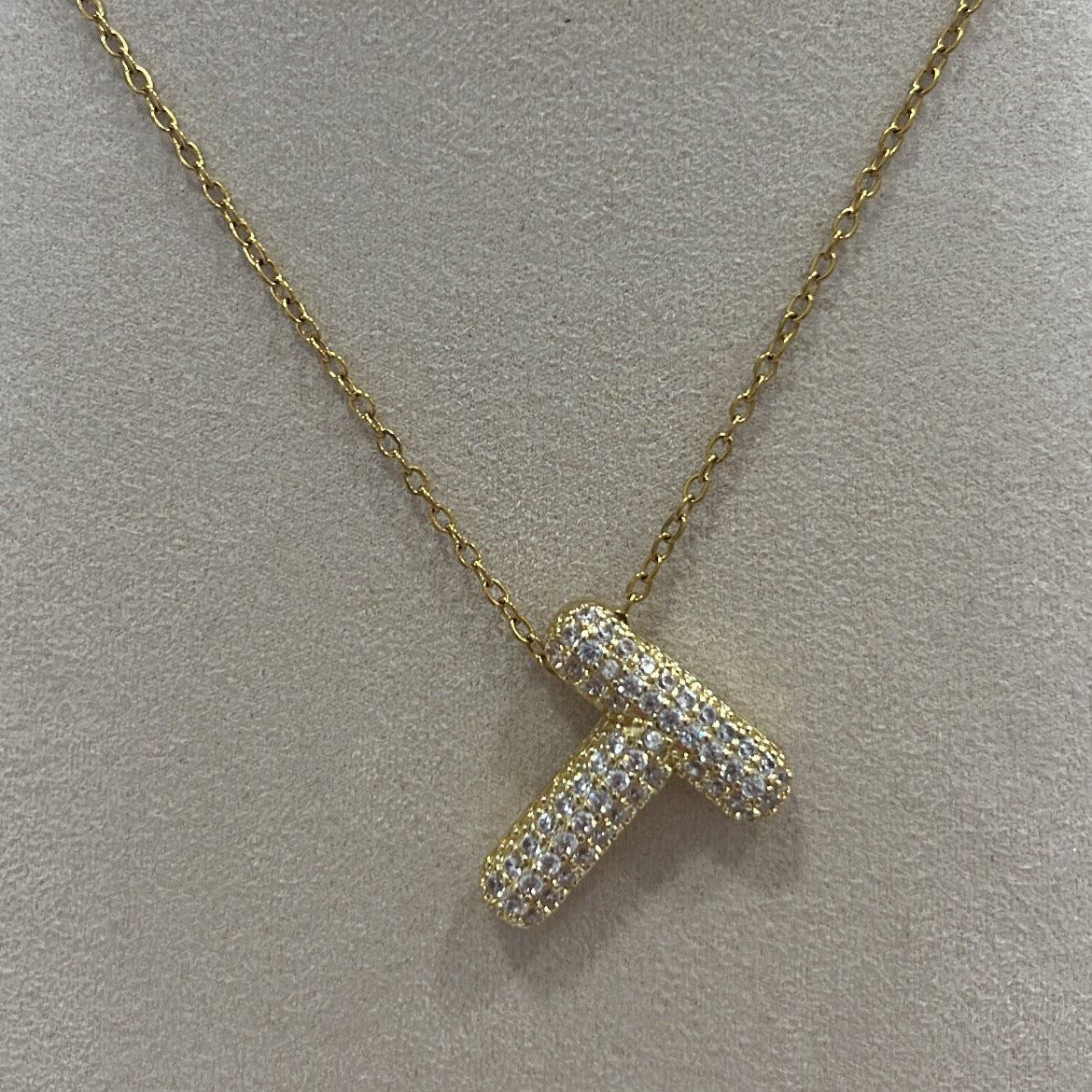Collar Inicial Brillo