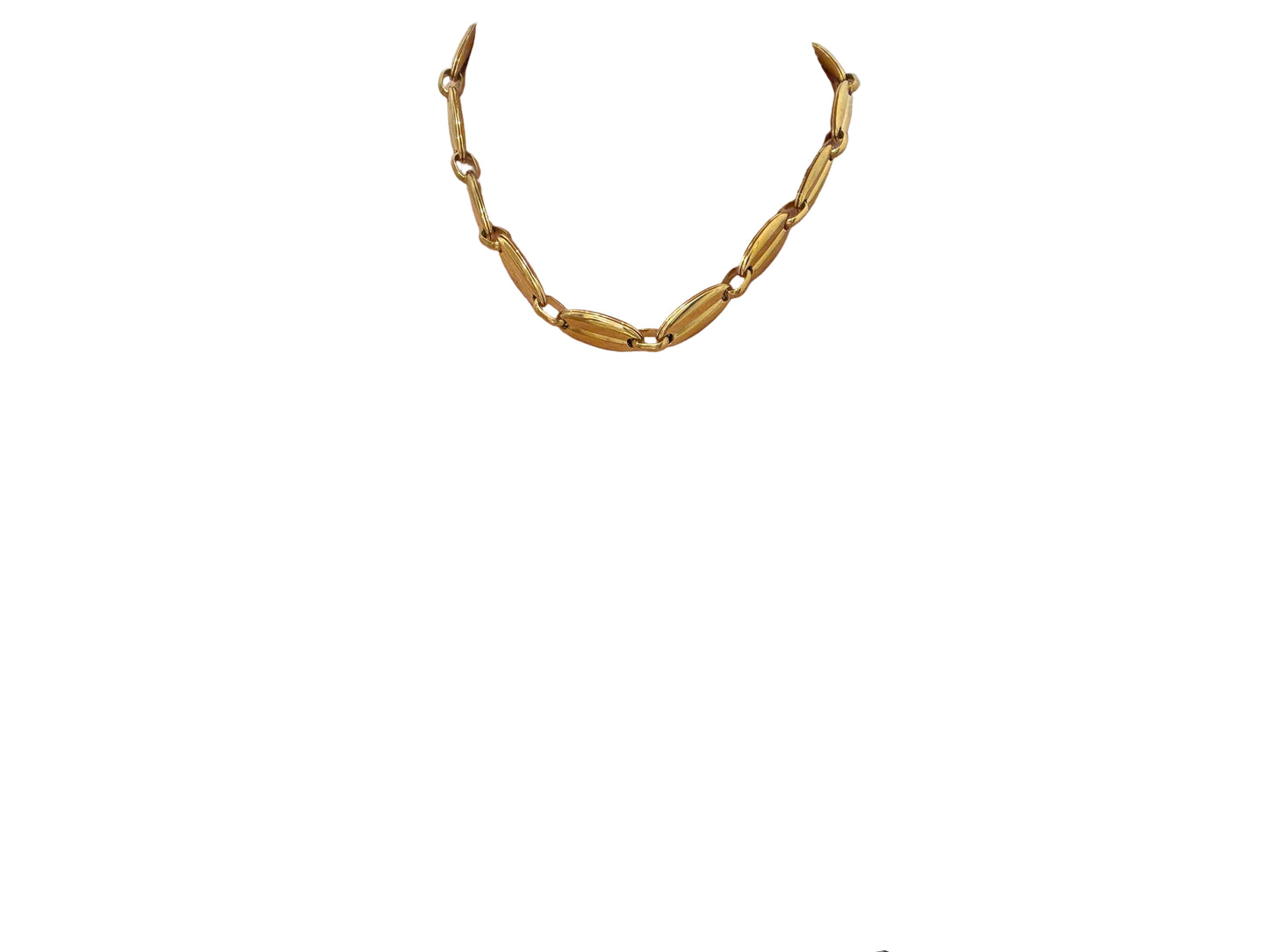 Collar eslabón ovalado