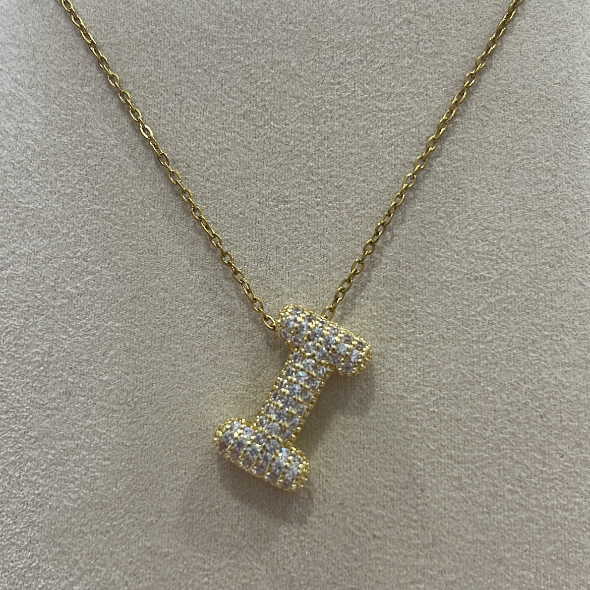Collar Inicial Brillo