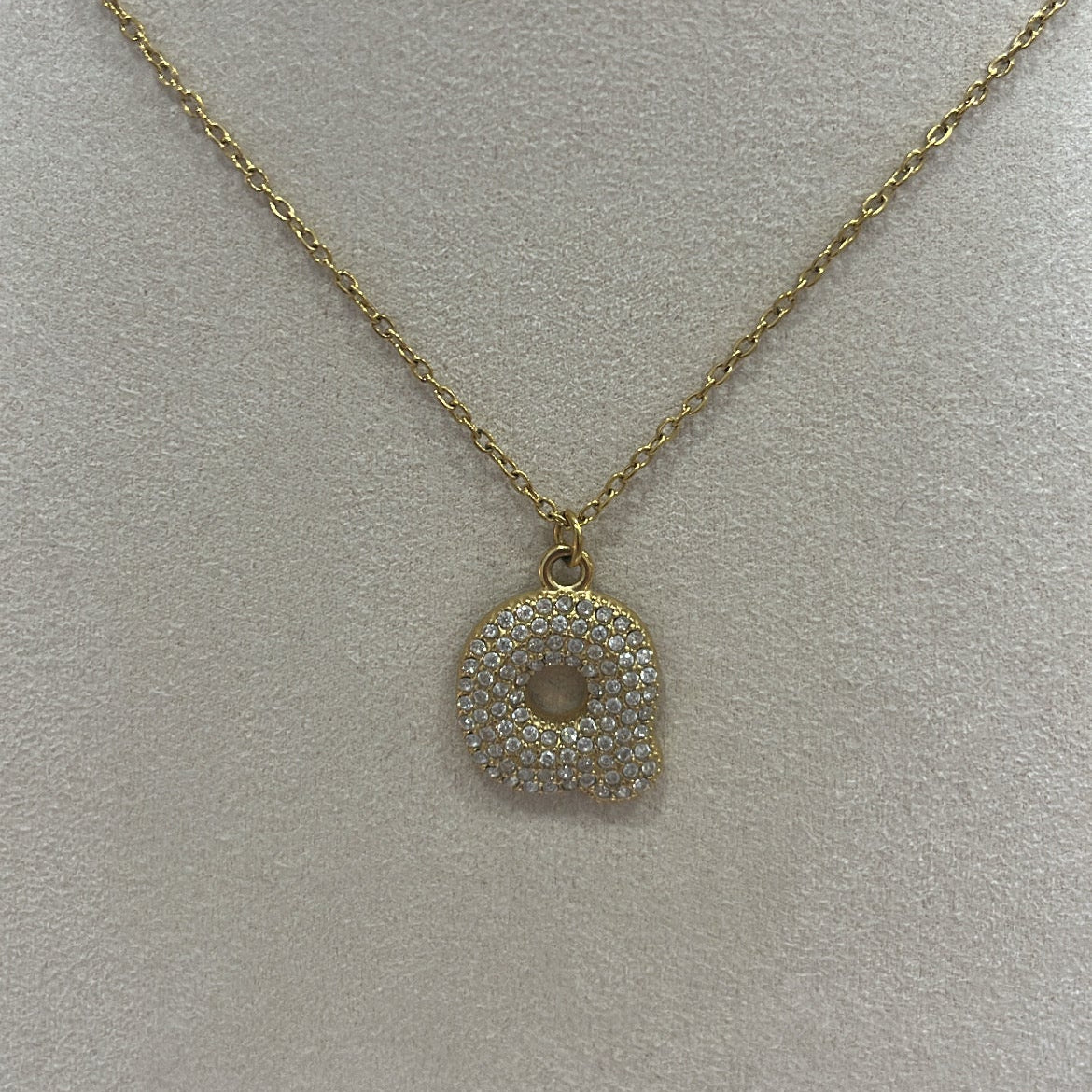 Collar Inicial Brillo