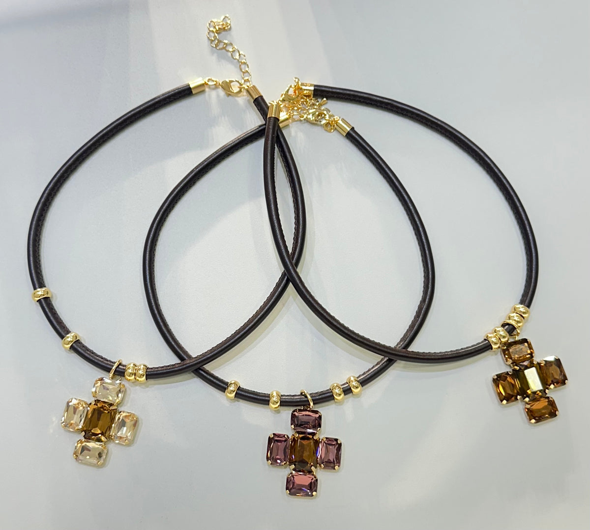 Collar Trébol Cristal