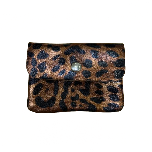 Monedero Brillante Leopardo