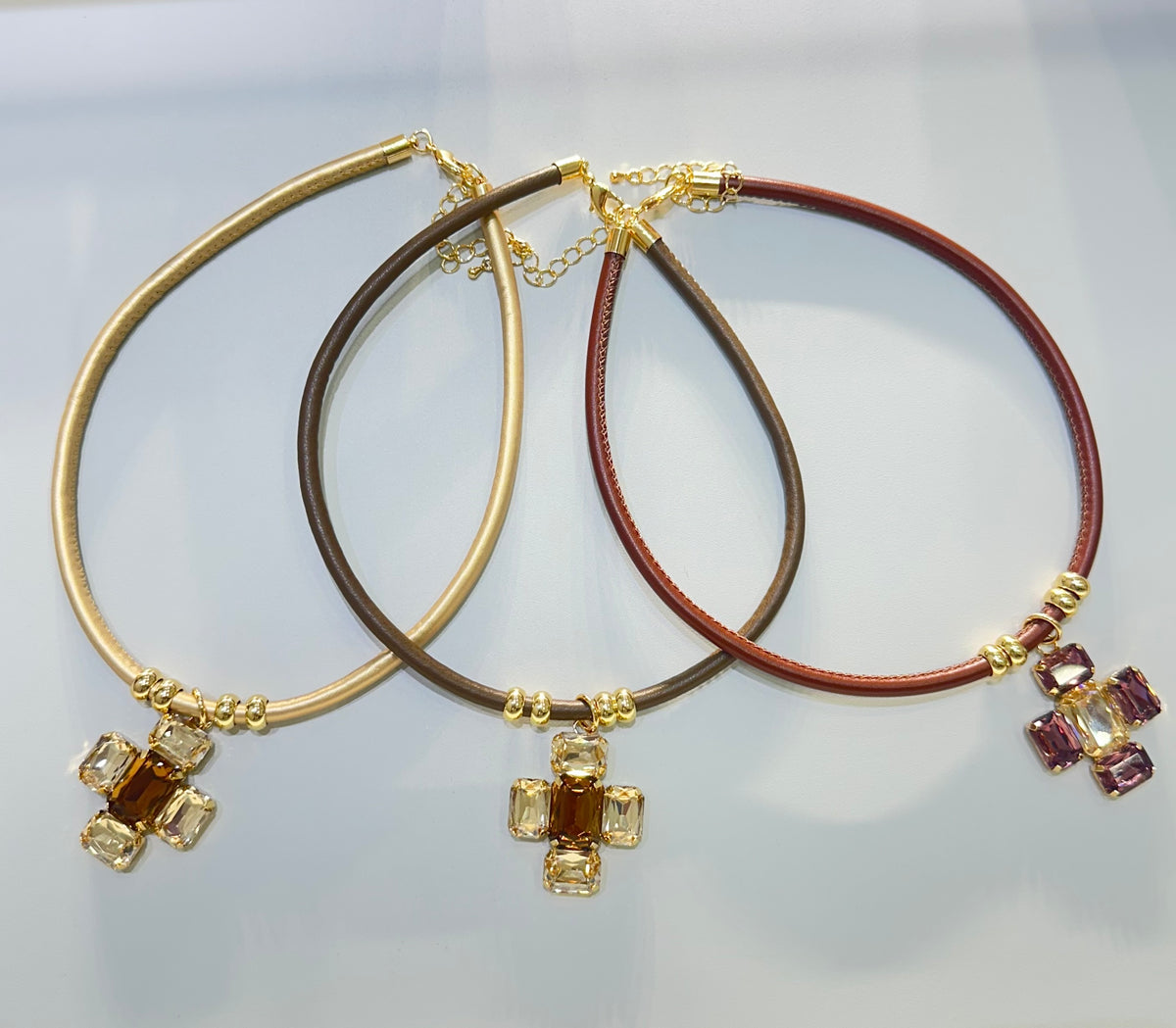 Collar Trébol Cristal