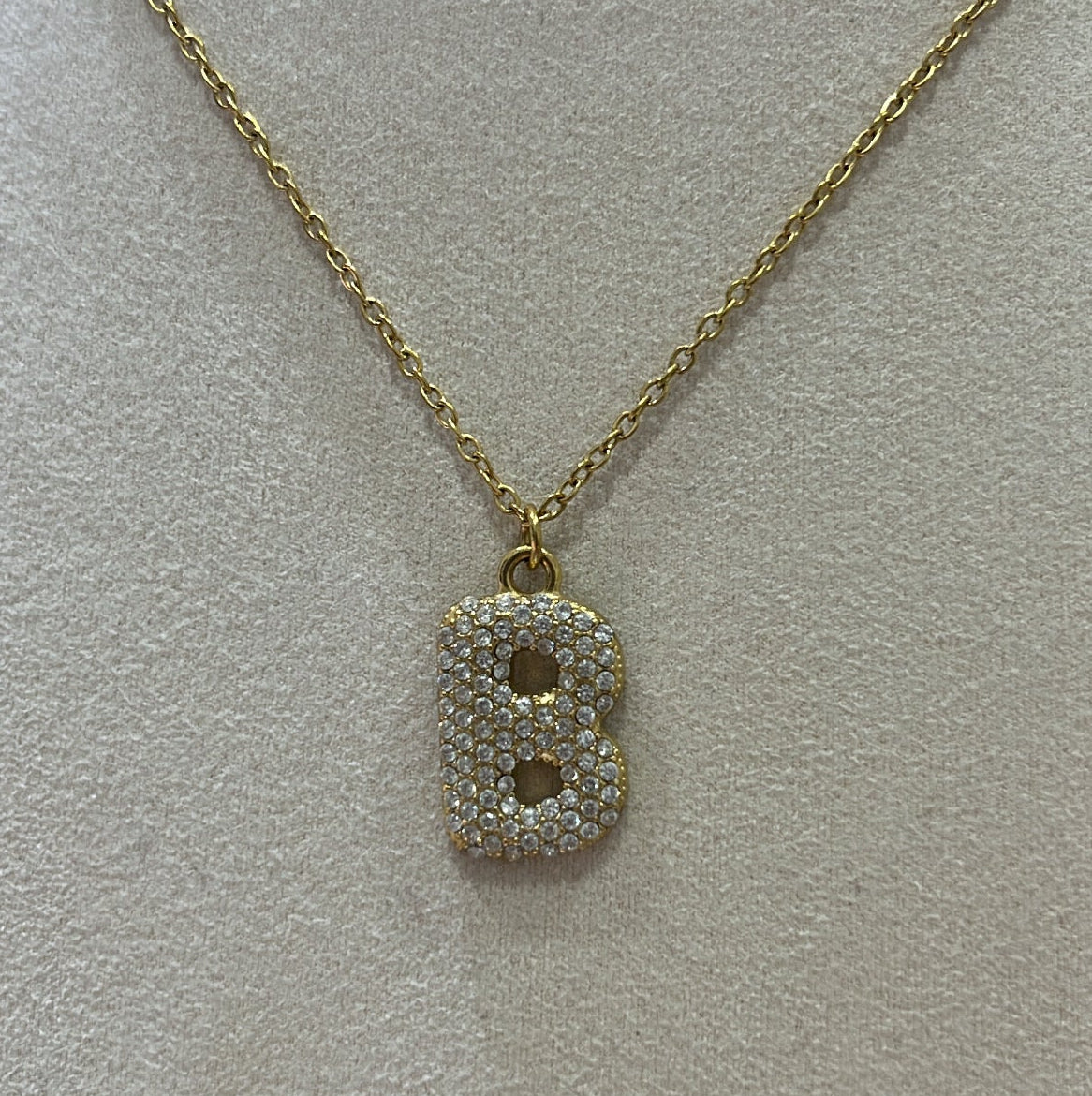 Collar Inicial Brillo