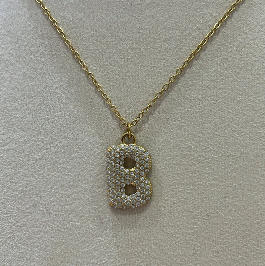 Collar Inicial Brillo