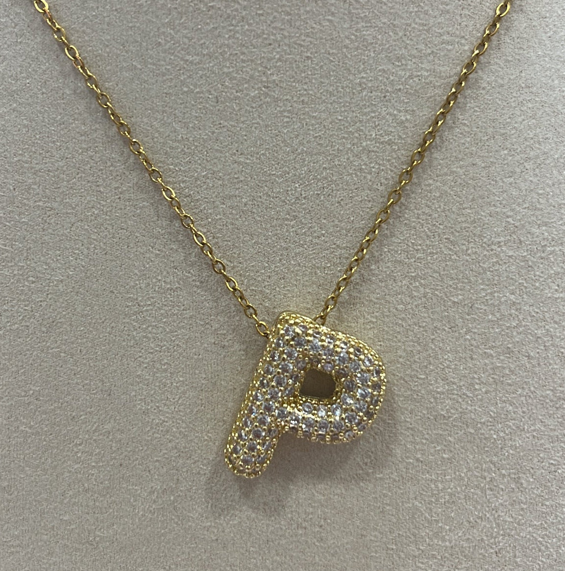 Collar Inicial Brillo