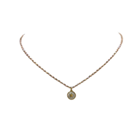 Collar Piedritas Estrellado