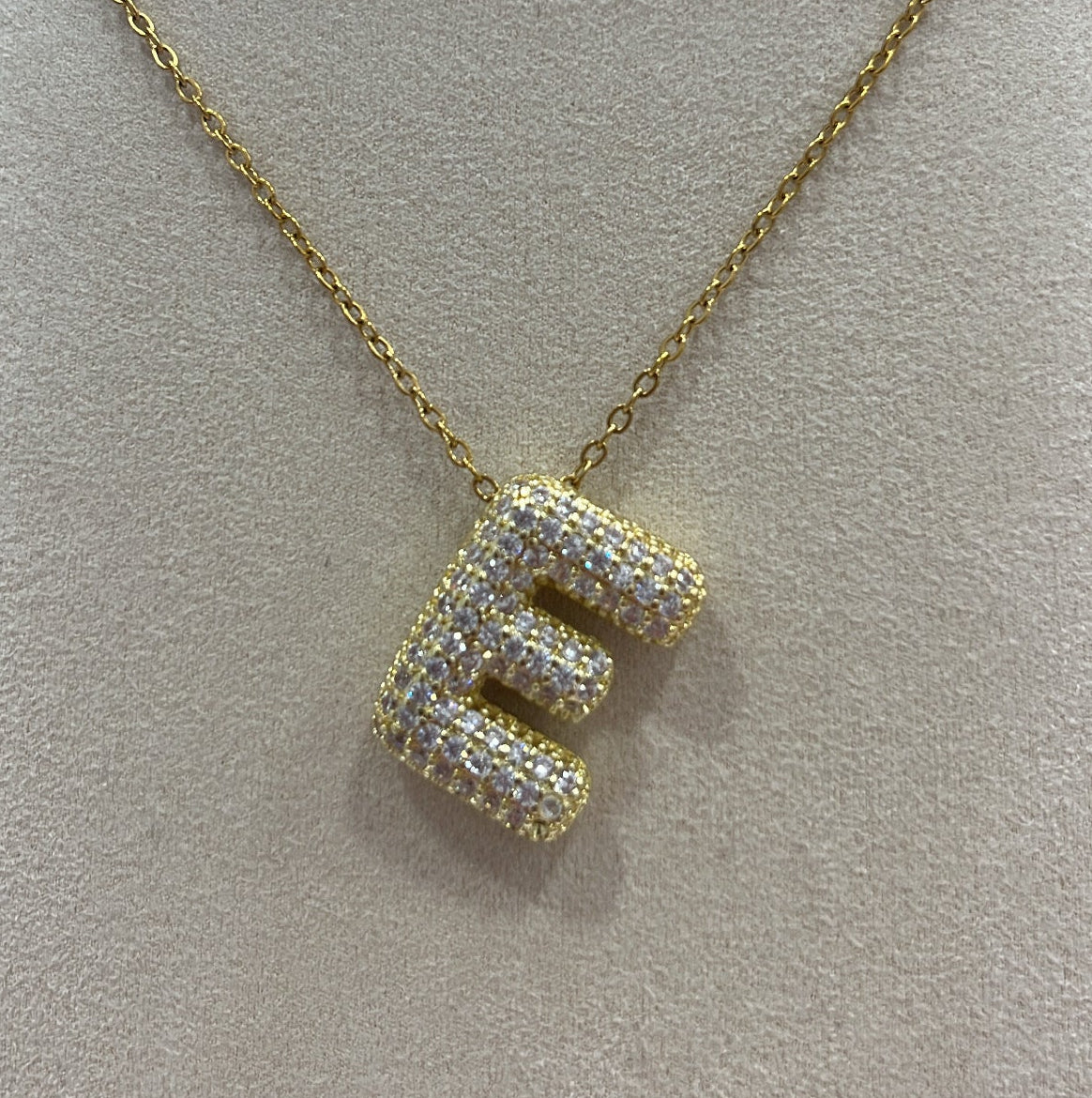 Collar Inicial Brillo