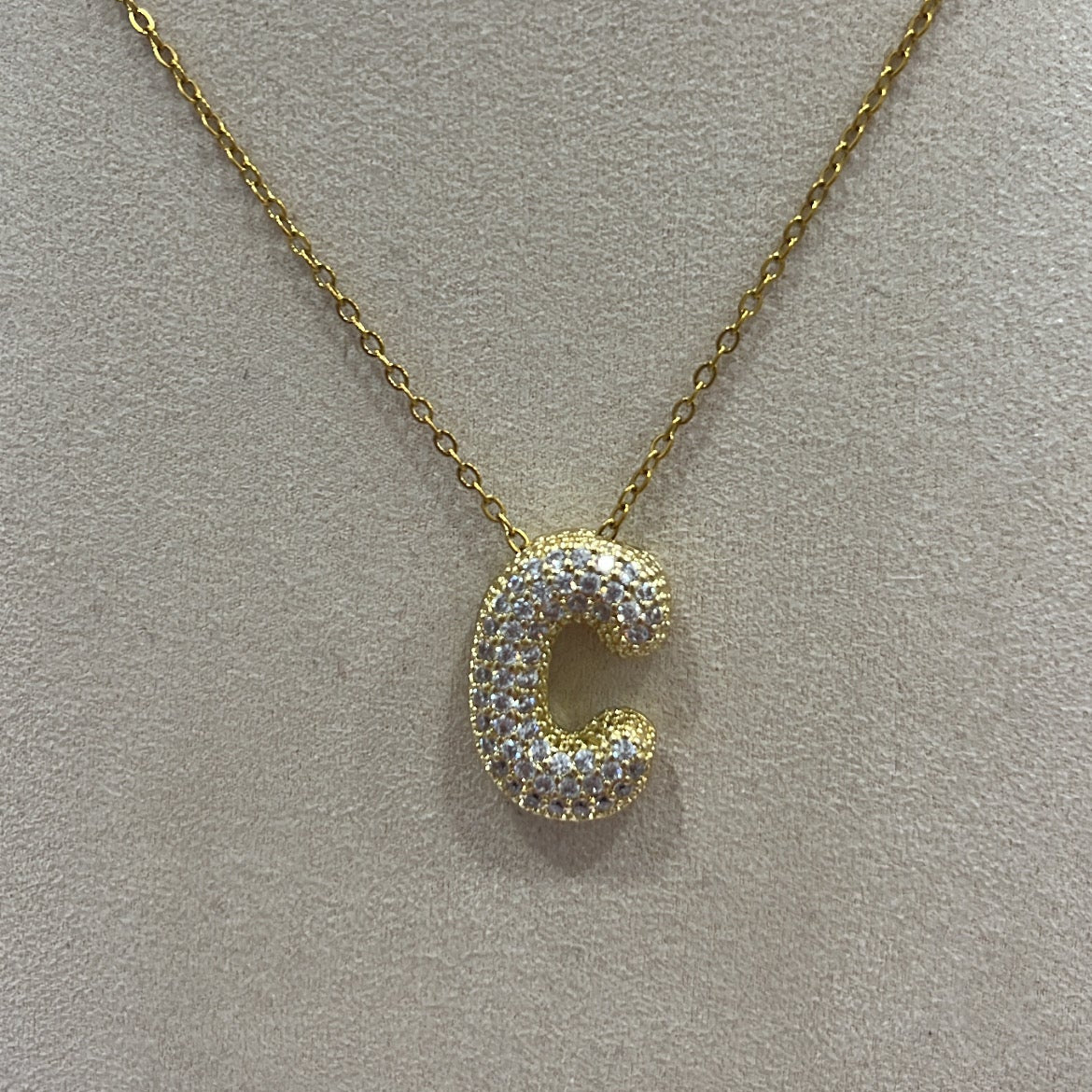 Collar Inicial Brillo