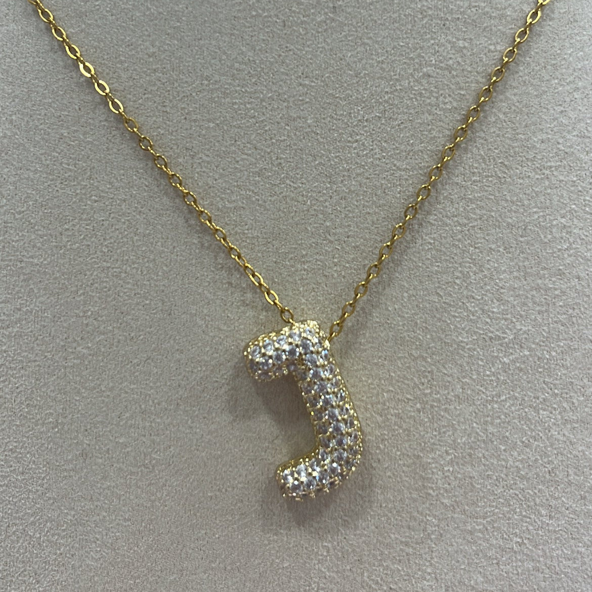 Collar Inicial Brillo