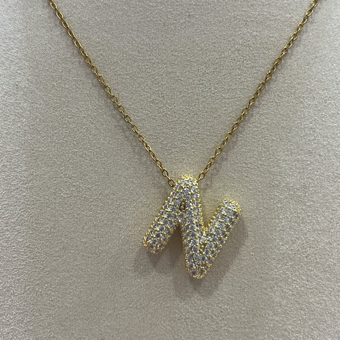 Collar Inicial Brillo
