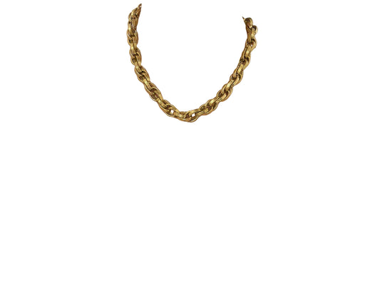 Collar golden oval