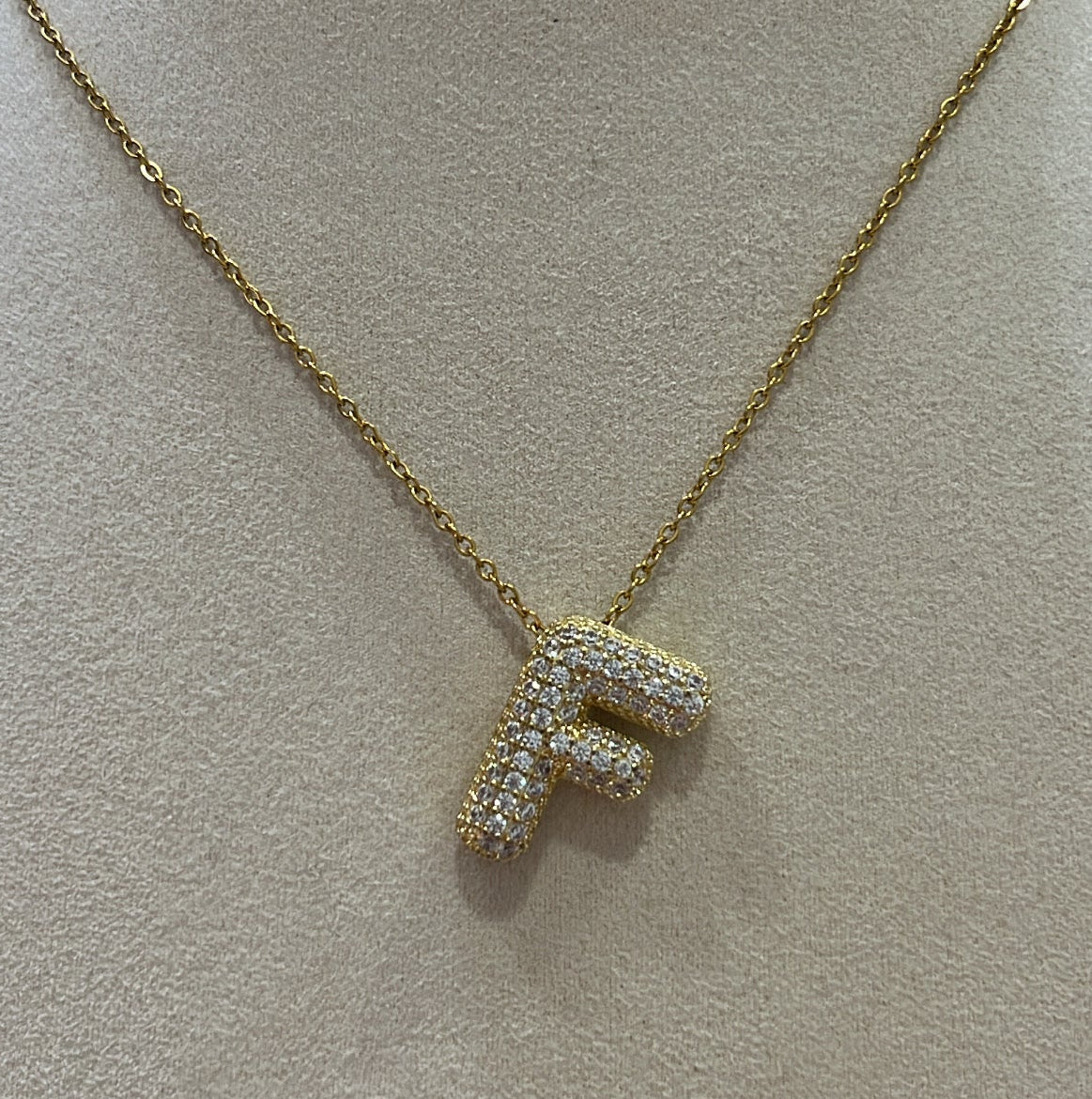 Collar Inicial Brillo
